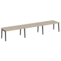 Стол переговорный на деревянных опорах Onix Wood OW.PRG-3.4 4740x980x750