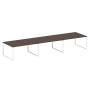 Переговорный стол 3 столешницы Metal System Style БО.ПРГ-3.4 4800x1235x750