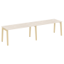 Рабочая станция на деревянных опорах Onix Wood OW.RS-2.4.7 3160x720x750