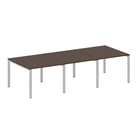 Переговорный стол 3 столешницы Metal System Style БП.ПРГ-3.1 3000x1235x750