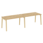 Рабочая станция на деревянных опорах Onix Wood OW.RS-2.3.8 2760x800x750