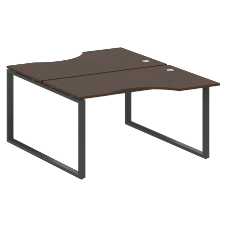 Рабочая станция криволинейная Metal System Style БО.РАС-СА-2.2 1400x1835x750