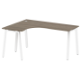 Стол криволинейный левый Metal System Style БА.СА-4 Л 1600x1200x750