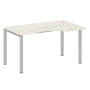 Стол криволинейный правый Metal System Style БП.СА-2 Пр 1400x900x750