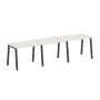Рабочая станция на 3 рабочих места на А-образном м/к Metal System Style БА.СМ-3.1 3000x720x750