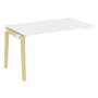 Наборный элемент рабочей станции на деревянных опорах Onix Wood OW.1.NRS-3.8 1380x800x750