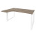 Стол эргономичный левый на О-образном м/к Onix O.MO-SA-4L 1580x1180x750