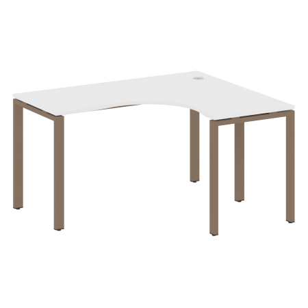 Стол криволинейный правый Metal System Style БП.СА-3 Пр 1400x1200x750