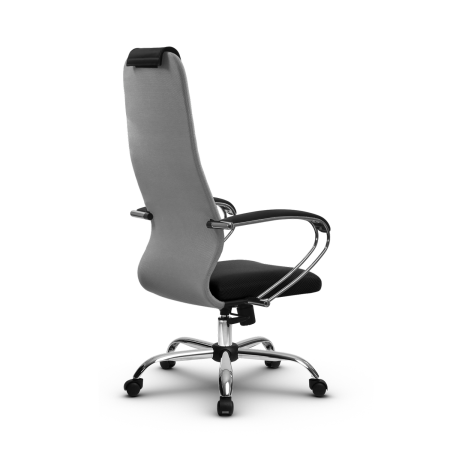 Кресло для руководителя Метта SU-B-10/подл.131/осн.003 (Светло-серый)