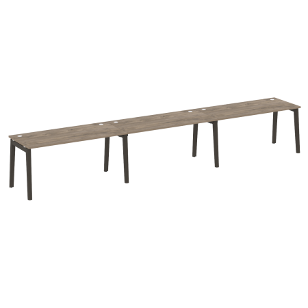 Рабочая станция на деревянных опорах Onix Wood OW.RS-3.4.7 4740x720x750