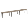 Рабочая станция на деревянных опорах Onix Wood OW.RS-3.4.7 4740x720x750
