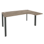 Стол эргономичный правый на П-образном м/к Onix O.MP-SA-4R 1580x1180x750