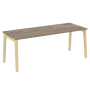 Стол руководителя на деревянных опорах Onix Wood Direct OW.SRR-6.8 1980x800x750