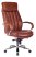 Кресло руководителя T-9922SL светло-коричневый Leather EiCHel кожа крестов. металл хром