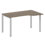 Стол криволинейный правый Metal System Style БП.СА-2 Пр 1400x900x750