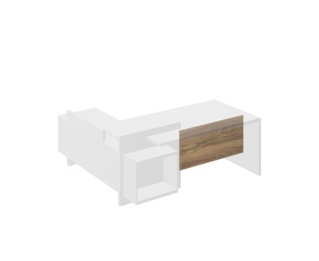 Царга Wood&Stone СФ-537103 862x18x500 (Дуб Чарльстон/Бетон Чикаго)