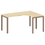 Стол криволинейный правый Metal System Style БП.СА-4 Пр 1600x1200x750