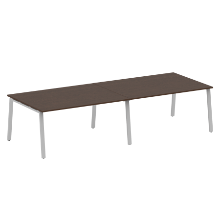 Стол для переговоров (2 столешницы) на А-образном м/к Metal System Style БА.ПРГ-2.4 3200x1235x750