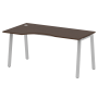 Стол криволинейный левый Metal System Style БА.СА-1 Л 1600x900x750