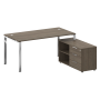 Стол для руководителя с тумбой правый БГ.СРТ-4.8 (R) 1700x1620x750