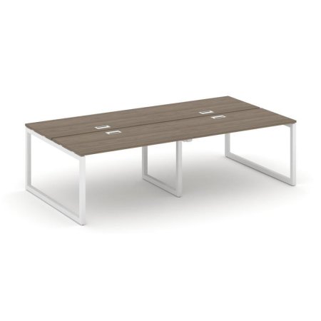 Рабочая станция 2-х сторонняя SN-5O.DRS-052 (2360х1632х750) (Вяз Благородный/Металл Белый)