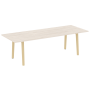 Стол переговорный на деревянных опорах Onix Wood Direct OW.PRG-25 2580x980x750