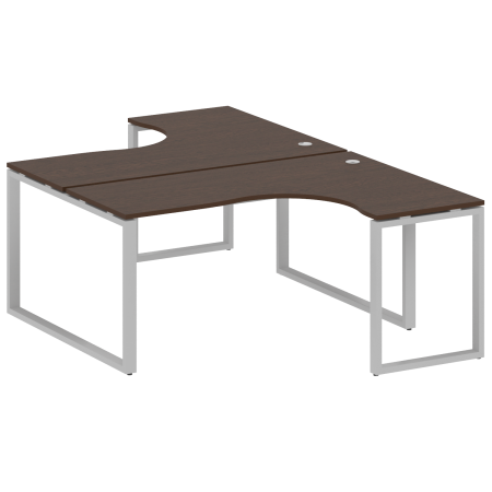 Рабочая станция криволинейная Metal System Style БО.РАС-СА-2.4 1600x2435x750