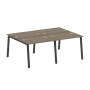 Рабочая станция на 4 рабочих места на А-образном м/к Metal System Style БА.СМ-4.1 2000x1475x750