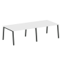 Стол для переговоров (2 столешницы) на А-образном м/к Metal System Style БА.ПРГ-2.3 2800x1235x750
