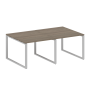 Переговорный стол 2 столешницы Metal System Style БО.ПРГ-2.1 2000x1235x750