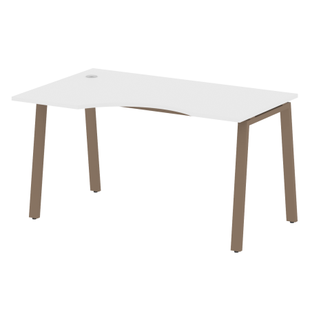 Стол криволинейный левый Metal System Style БА.СА-2 Л 1400x900x750
