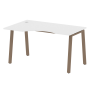 Стол криволинейный левый Metal System Style БА.СА-2 Л 1400x900x750
