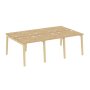 Рабочая станция на деревянных опорах Onix Wood OW.D.RS-6.0.7 2340x1475x750