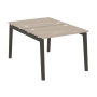 Рабочая станция на деревянных опорах Onix Wood OW.D.RS-2.1.7 980x1475x750