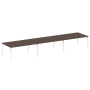Стол для переговоров (3 столешницы) на А-образном м/к Metal System Style БА.ПРГ-3.5 5400x1235x750