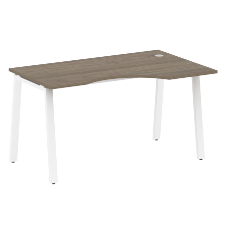 Стол криволинейный правый Metal System Style БА.СА-2 Пр 1400x900x750