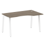 Стол криволинейный правый Metal System Style БА.СА-2 Пр 1400x900x750