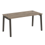 Стол руководителя на деревянных опорах Onix Wood Direct OW.SRR-4.8 1580x800x750