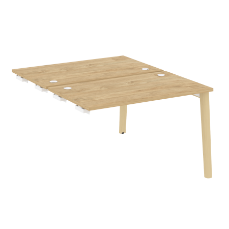 Стол-приставка двойной на деревянных опорах Onix Wood OW.D.SPR-2.7 1180x1475x750