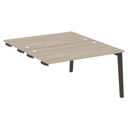 Стол-приставка двойной на деревянных опорах Onix Wood OW.D.SPR-3.8 1380x1635x750