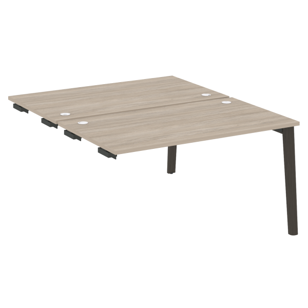 Стол-приставка двойной на деревянных опорах Onix Wood OW.D.SPR-3.8 1380x1635x750