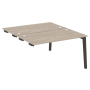 Стол-приставка двойной на деревянных опорах Onix Wood OW.D.SPR-3.8 1380x1635x750