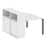 Рабочая станция с опорным шкафом-купе Metal System Style БП.РС-СШК-2.1 1410x1475x1098
