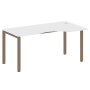 Стол криволинейный правый Metal System Style БП.СА-1 Пр 1600x900x750