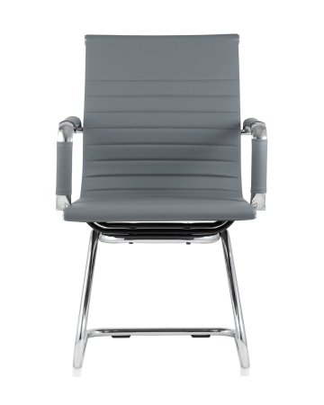 Кресло для посетителей TopChairs Visit серое (Кресло для посетителей Visit серый)