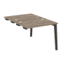 Стол-приставка двойной на деревянных опорах Onix Wood OW.D.SPR-1.7 980x1475x750