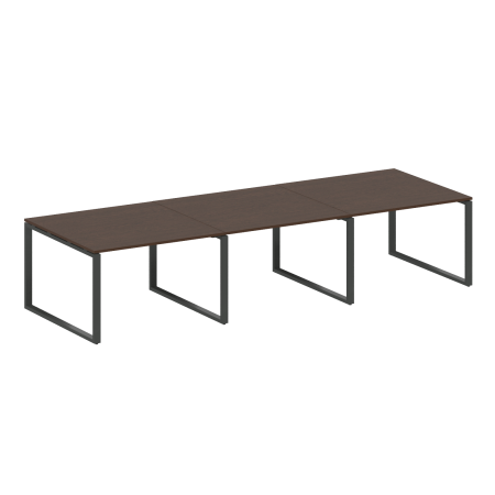 Переговорный стол 3 столешницы Metal System Style БО.ПРГ-3.2 3600x1235x750