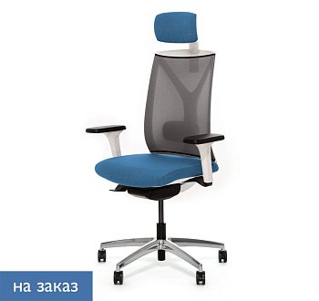 DION M WG Кресло синх. серая спинка