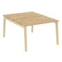 Рабочая станция на деревянных опорах Onix Wood OW.D.RS-2.2.8 1180x1635x750
