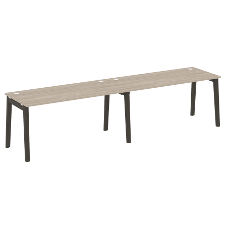 Рабочая станция на деревянных опорах Onix Wood OW.RS-2.4.7 3160x720x750